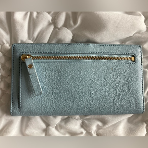 Kate Spade Light Blue Leather Wallet - Picture 2 of 4
